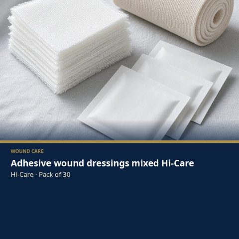 Adhesive wound dressings mixed Hi-Care