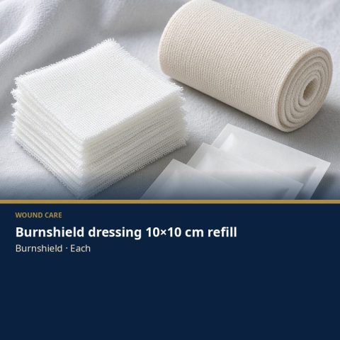 Burnshield dressing 10×10 cm refill