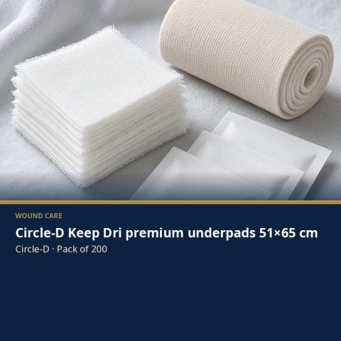 Circle-D Keep Dri premium underpads 51×65 cm