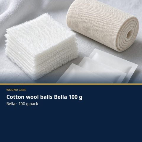 Cotton wool balls Bella 100 g