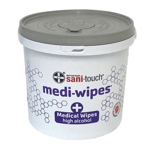 Sani-Touch disinfectant wipe bucket