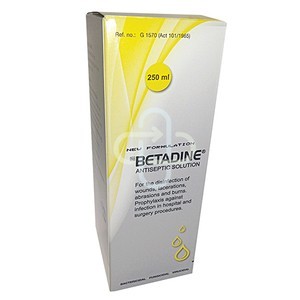 Betadine antiseptic solution 250 ml