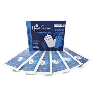 Surgical gloves sterile latex powder-free size 6.5