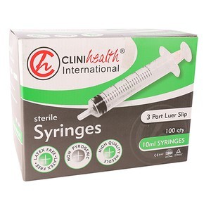 Syringe 10 ml Luer slip Clinihealth