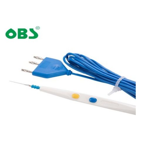 Diathermy handle and finger switch, disposable