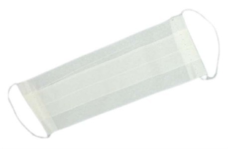 Paper face mask, ear-loop, 2-ply