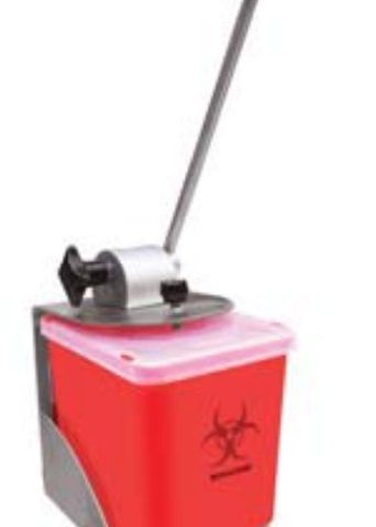 Syringe and needle destroyer, manual, 800 ml