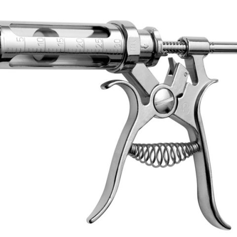 Henke Roux revolver syringe, 30 ml (automatic livestock injector)