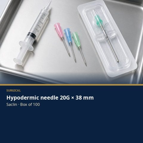 Hypodermic needle 20G × 38 mm