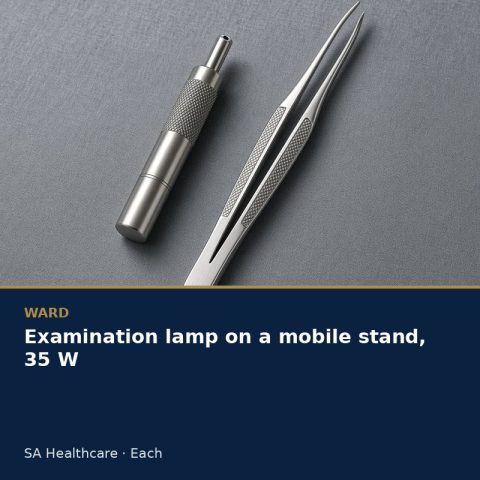 Examination lamp on a mobile stand, 35 W