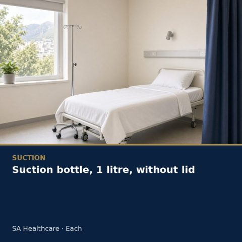 Suction bottle, 1 litre, without lid