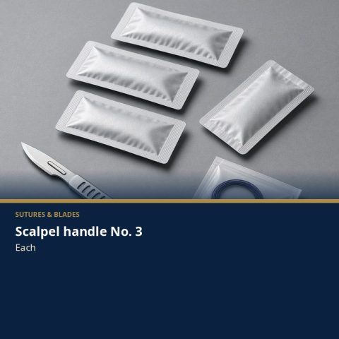 Scalpel handle No. 3