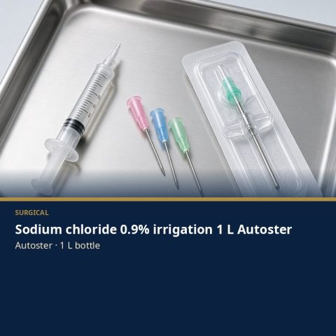 Sodium chloride 0.9% irrigation 1 L Autoster
